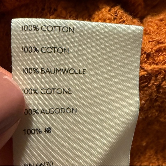 We The Free | Ocean Air Hacci Knit Top in Gold Rust | 100% Cotton | Sz XS - Picture 9 of 9